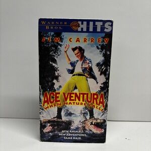 Ace Ventura When Nature Calls VHS Jim Carrey Warner Bros Hits 1995 Comedy Movie